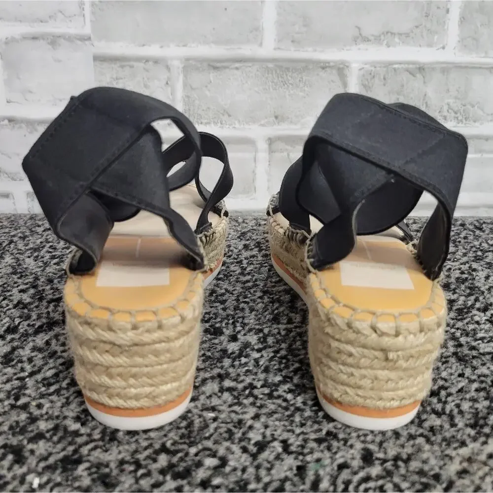 Dolce Vita Lury Platform Espadrille Wedge Sandals, Sz 8M